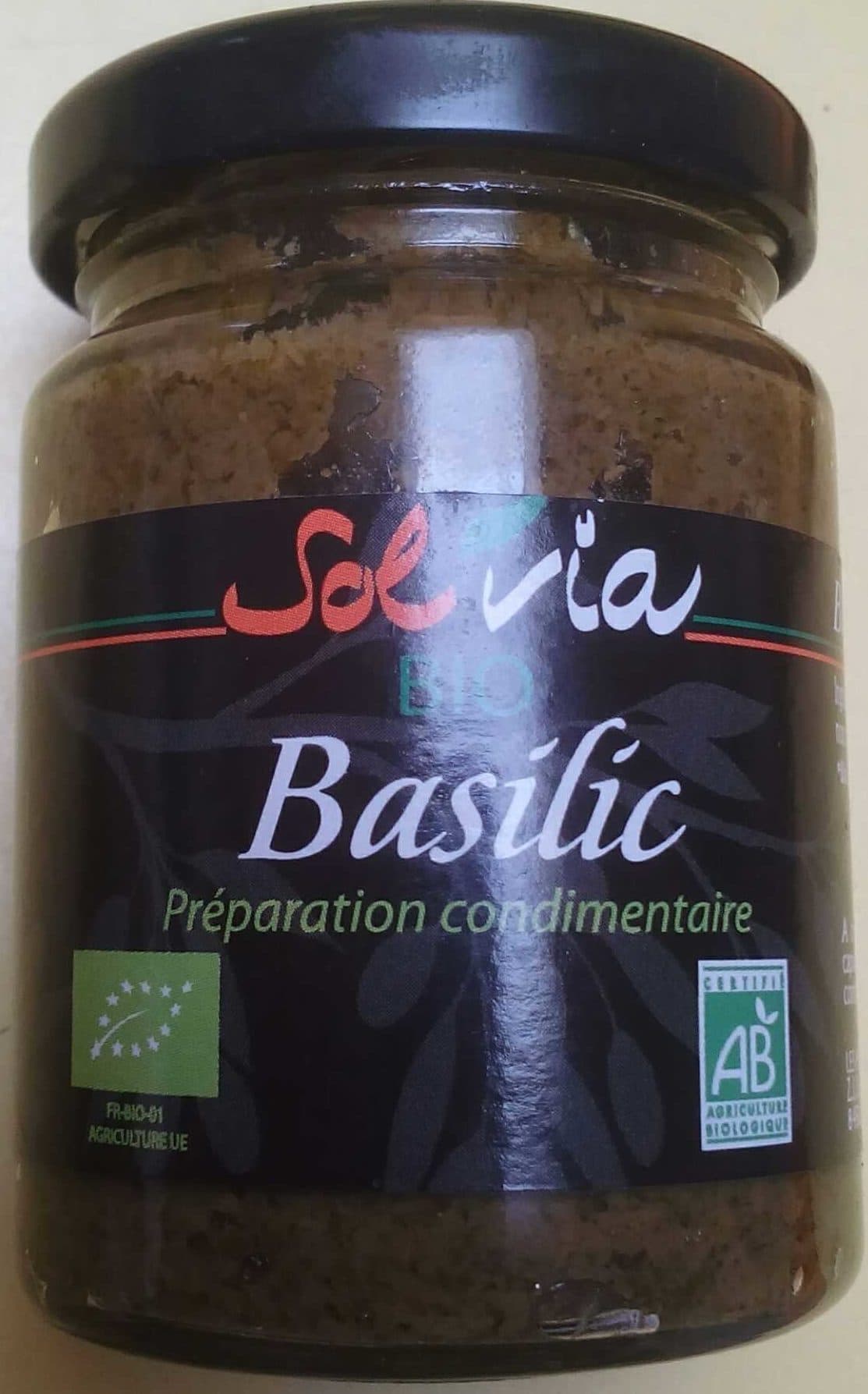 Les Mets de Provence S.A.S Basilic packshot