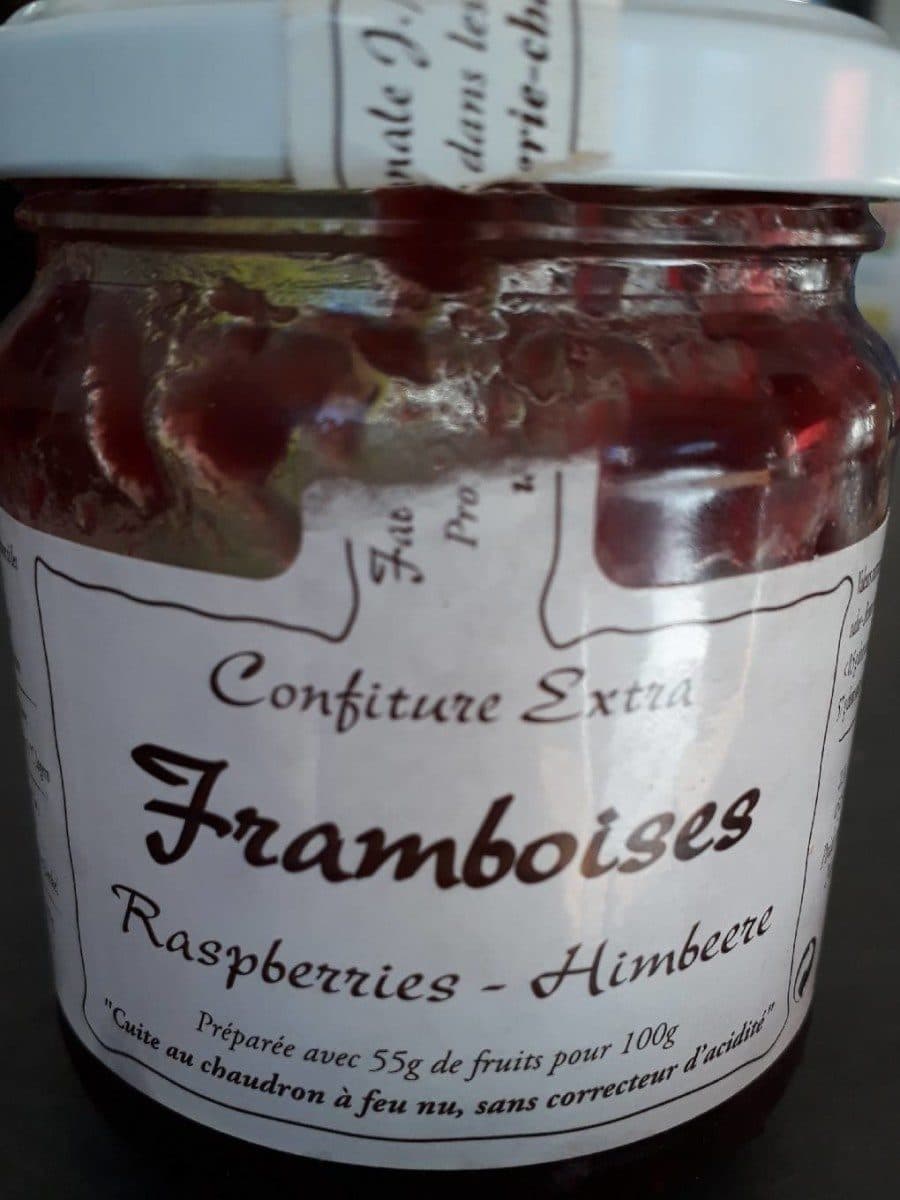 Open Food Facts Confiture framboise packshot