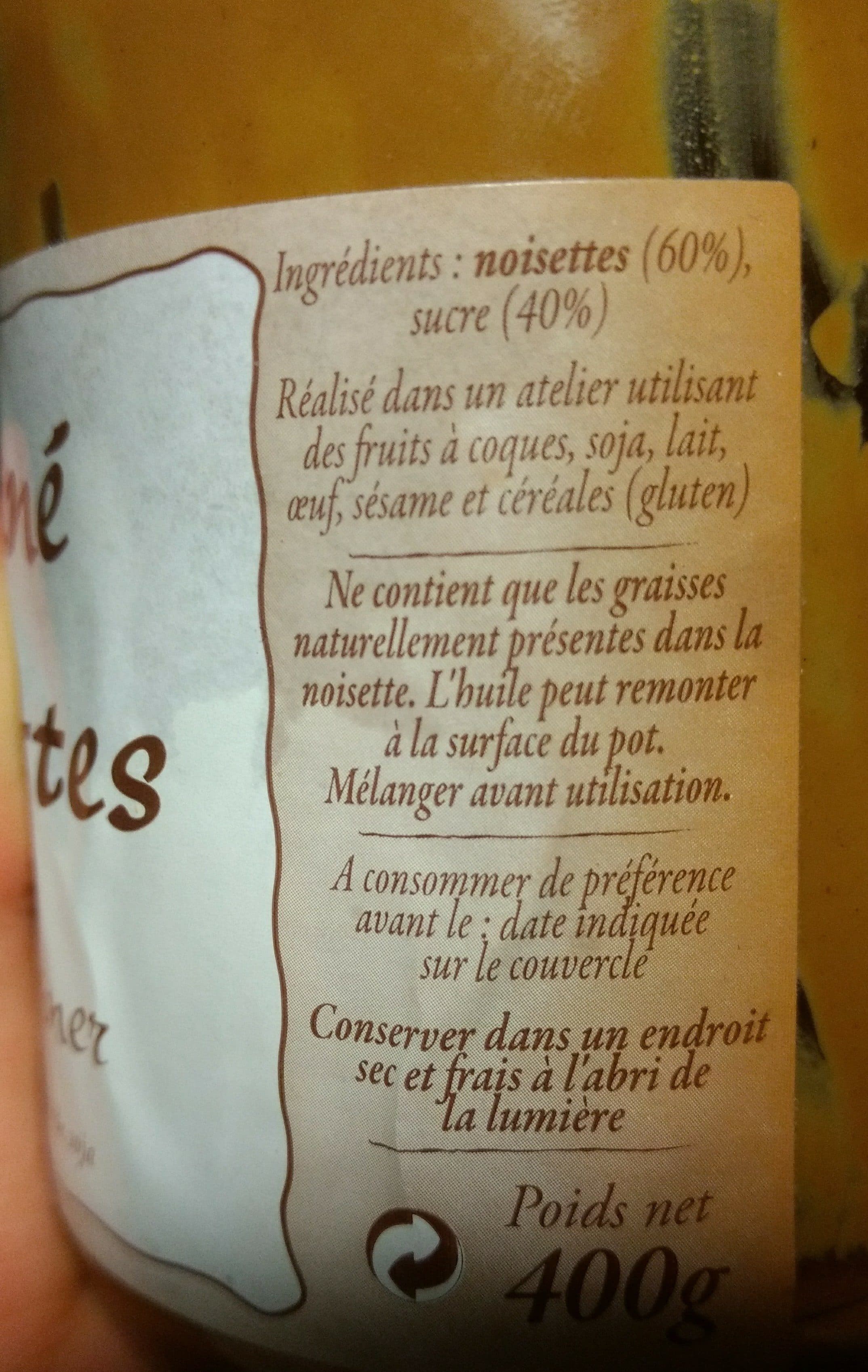 Jean Marc CHATELAIN Praline De Noisette. Pâte a Tartiner. packshot
