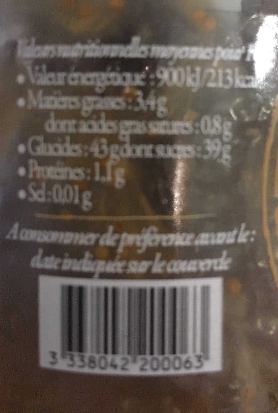 Confiturrerie Artisanale Jean Marc Chatelain Confiture Figues Noix packshot