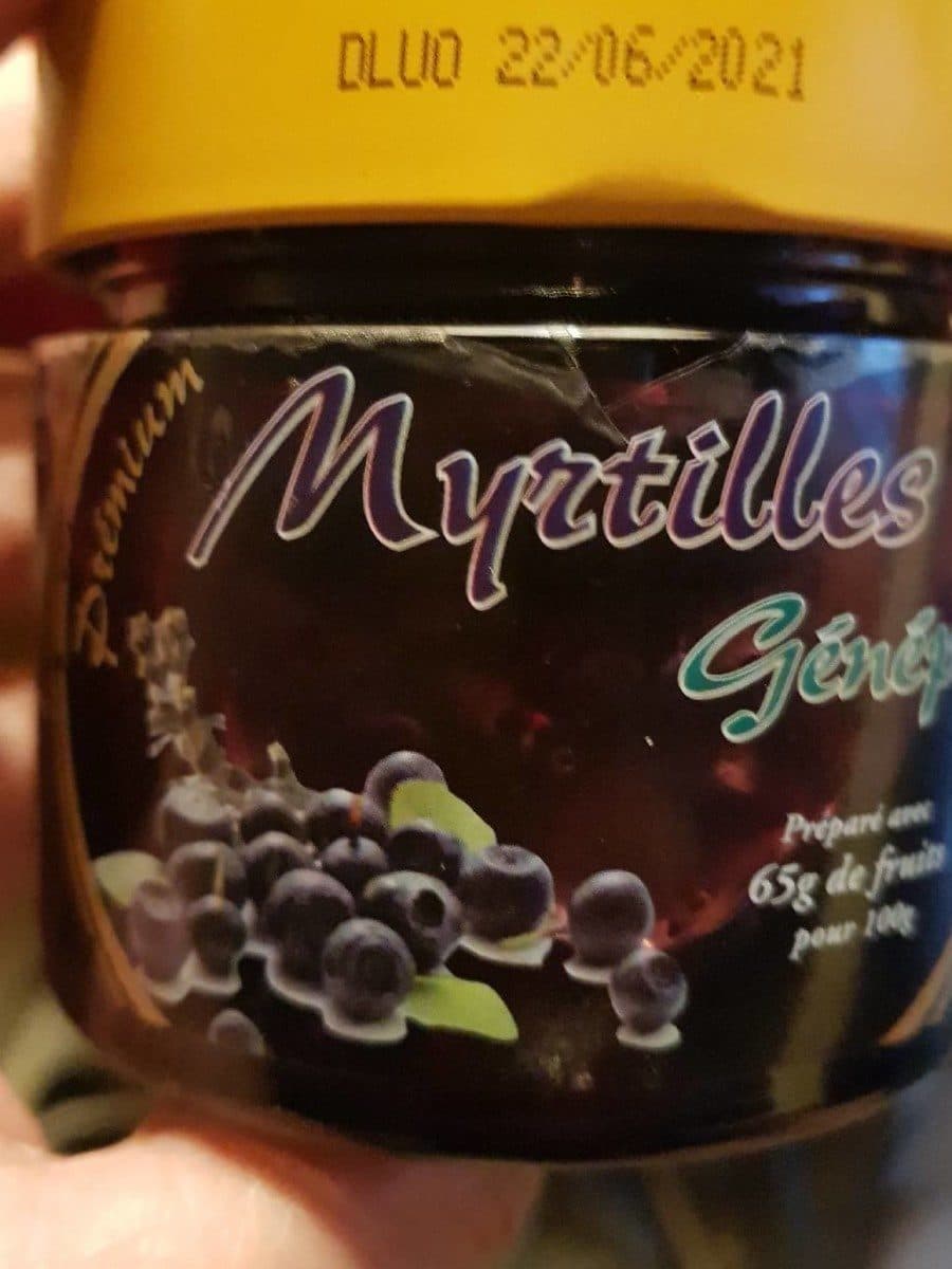 Open Food Facts Myrtilles génépi packshot