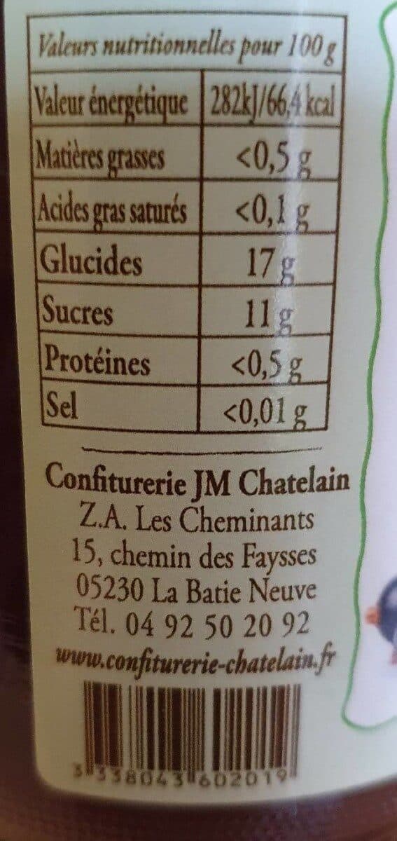 Open Food Facts Cassis puree packshot