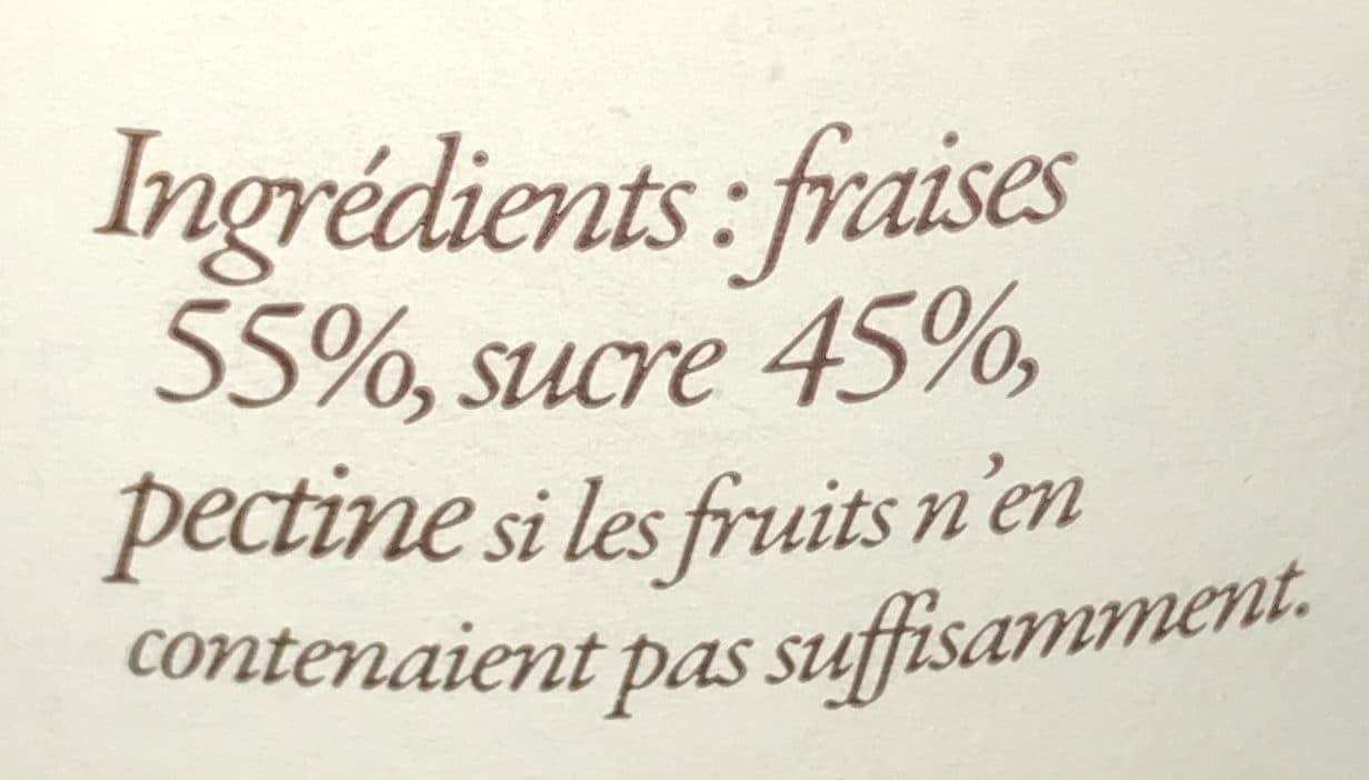 Jean-Marc Chatelain Confiture Extra Fraises packshot