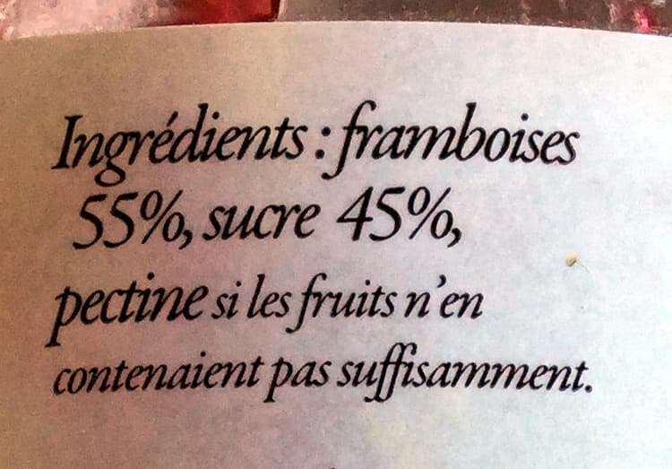 J.M. Chatelain Confiture extra framboises packshot
