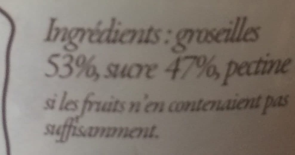 J M Chatelain Gelée Extra Groseilles packshot