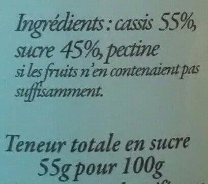 J.M. Chatelain Gelée extra Cassis packshot
