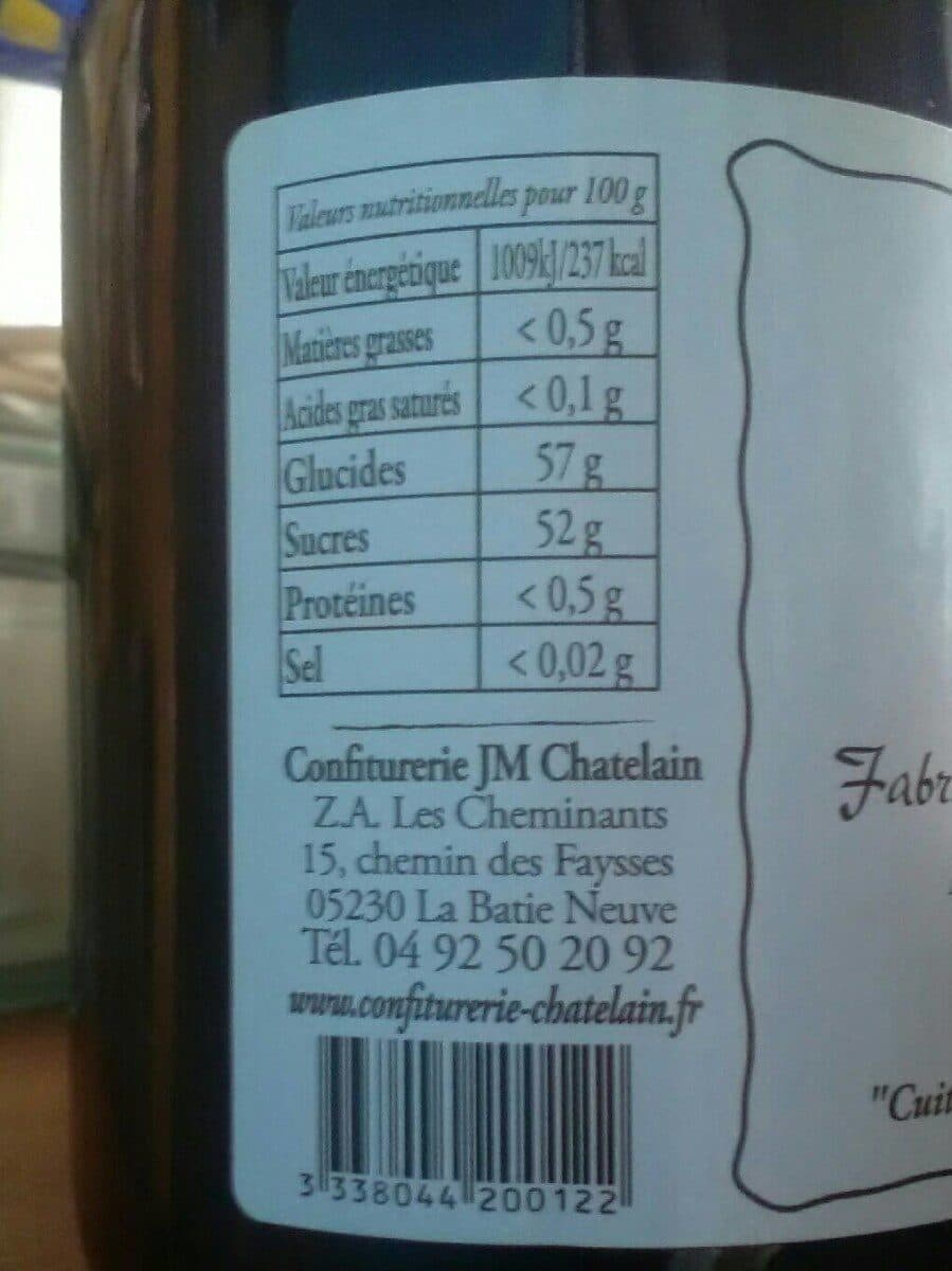 J.M. Chatelain Gelée extra Cassis packshot
