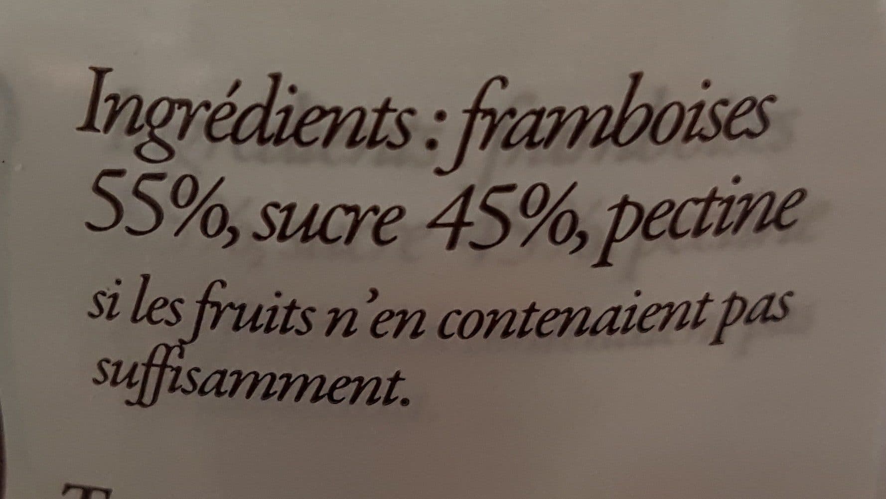 Jean Marc Chatelain Gelée extra framboises packshot