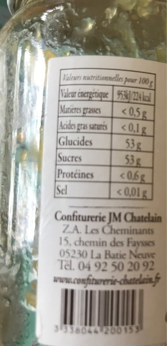 J.M. Chatelain Confiture oranges citrons pamplemousses packshot