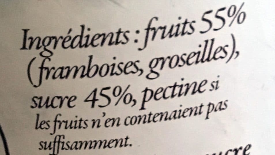 Chatelain Gelée extra framboises groseille packshot