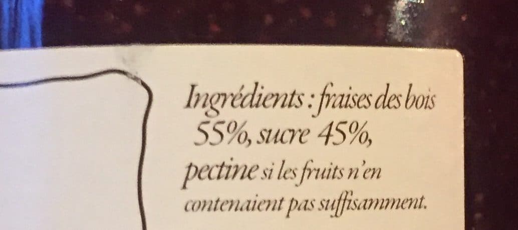 Jean Marc Chatelain Confiture extra fraises des bois packshot