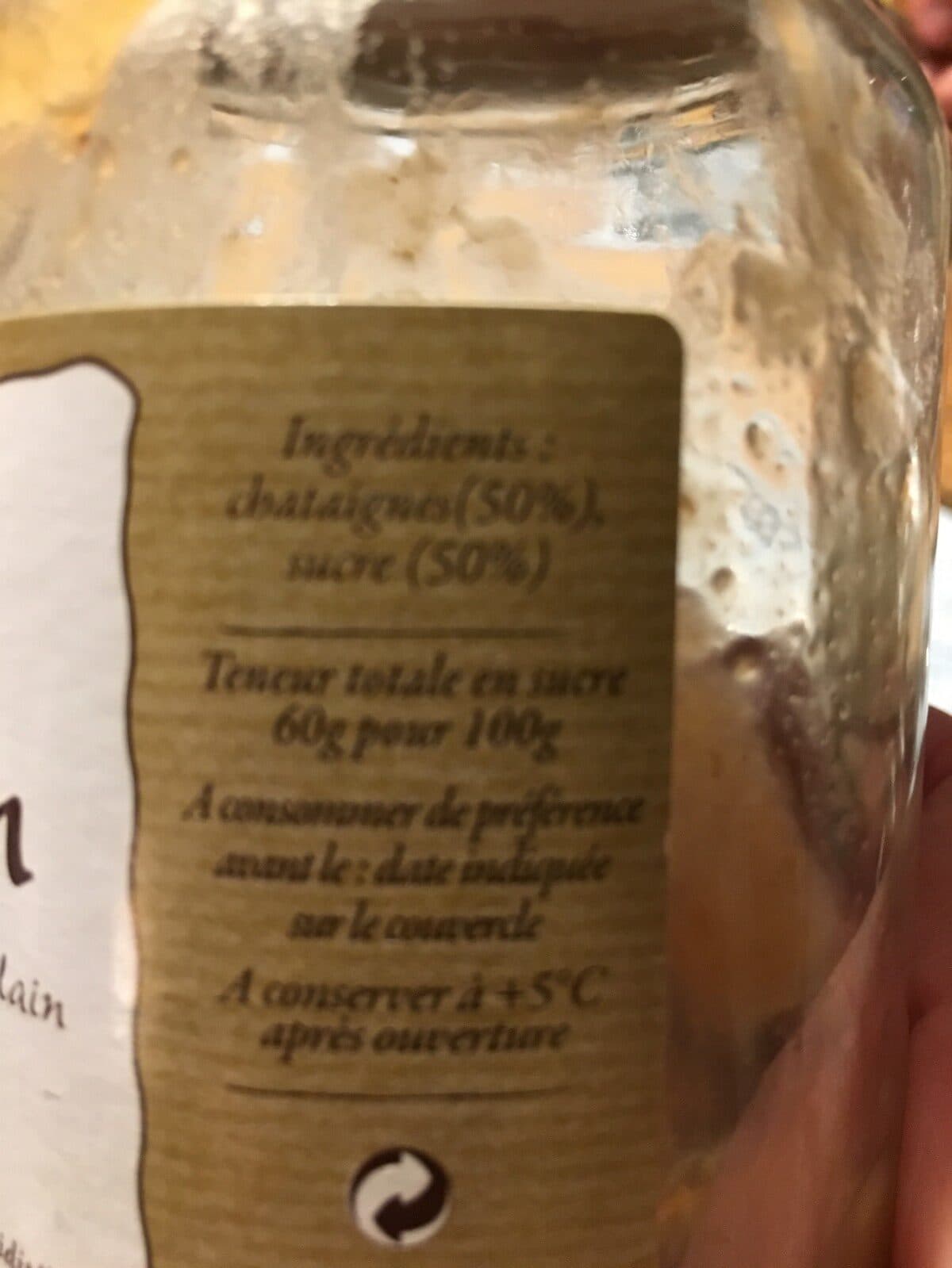 J.M. Chatelain Creme de marron packshot