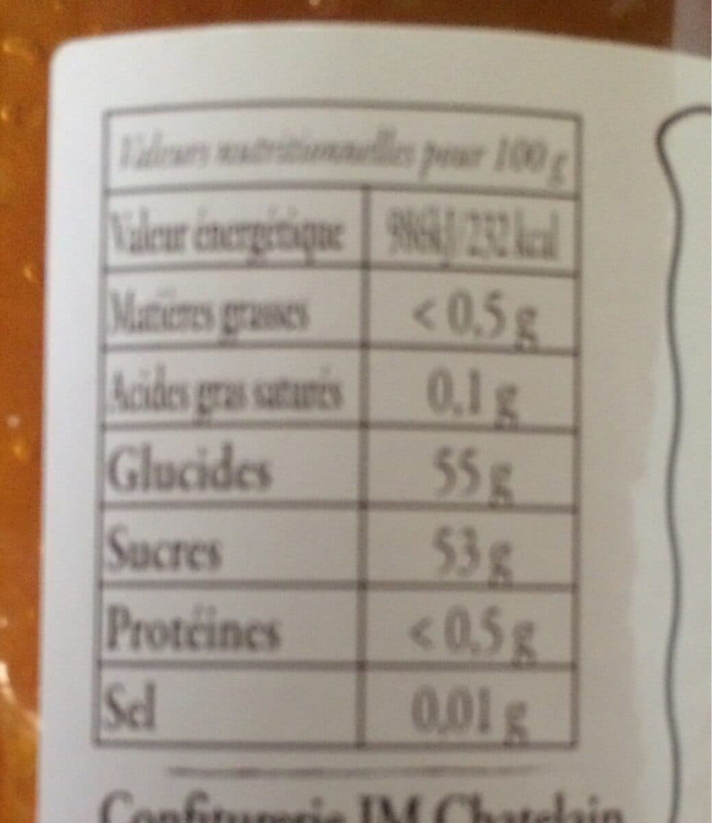 J.M. Chatelain Confiture Extra Abricots packshot