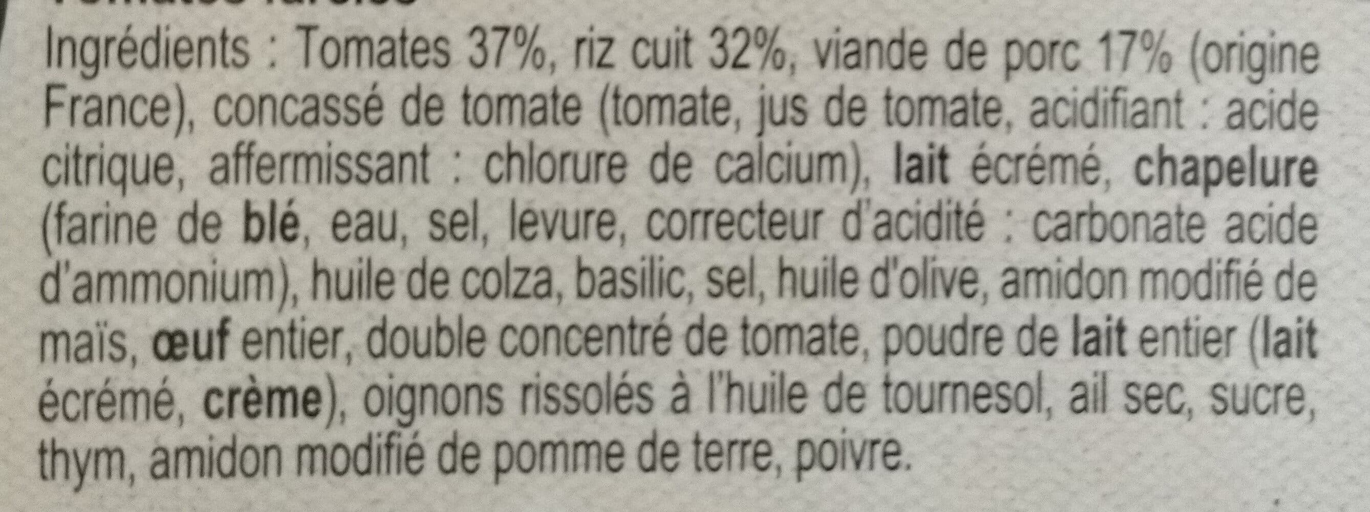 Maison Tino 4 Tomates Fraîches Farcies et Riz à la Provençale packshot