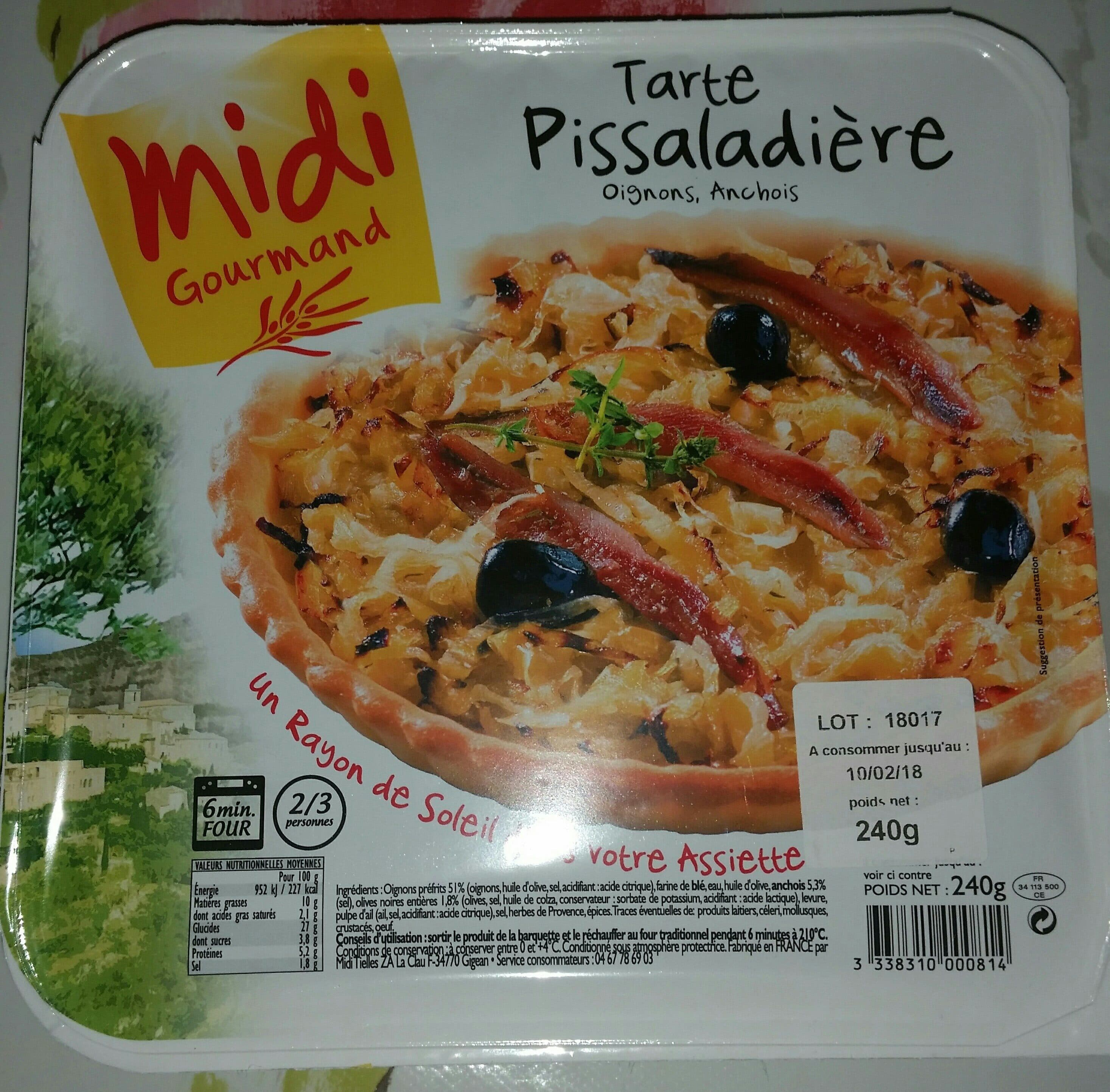 Midi Gourmand Tarte pissaladière oignons, anchois packshot