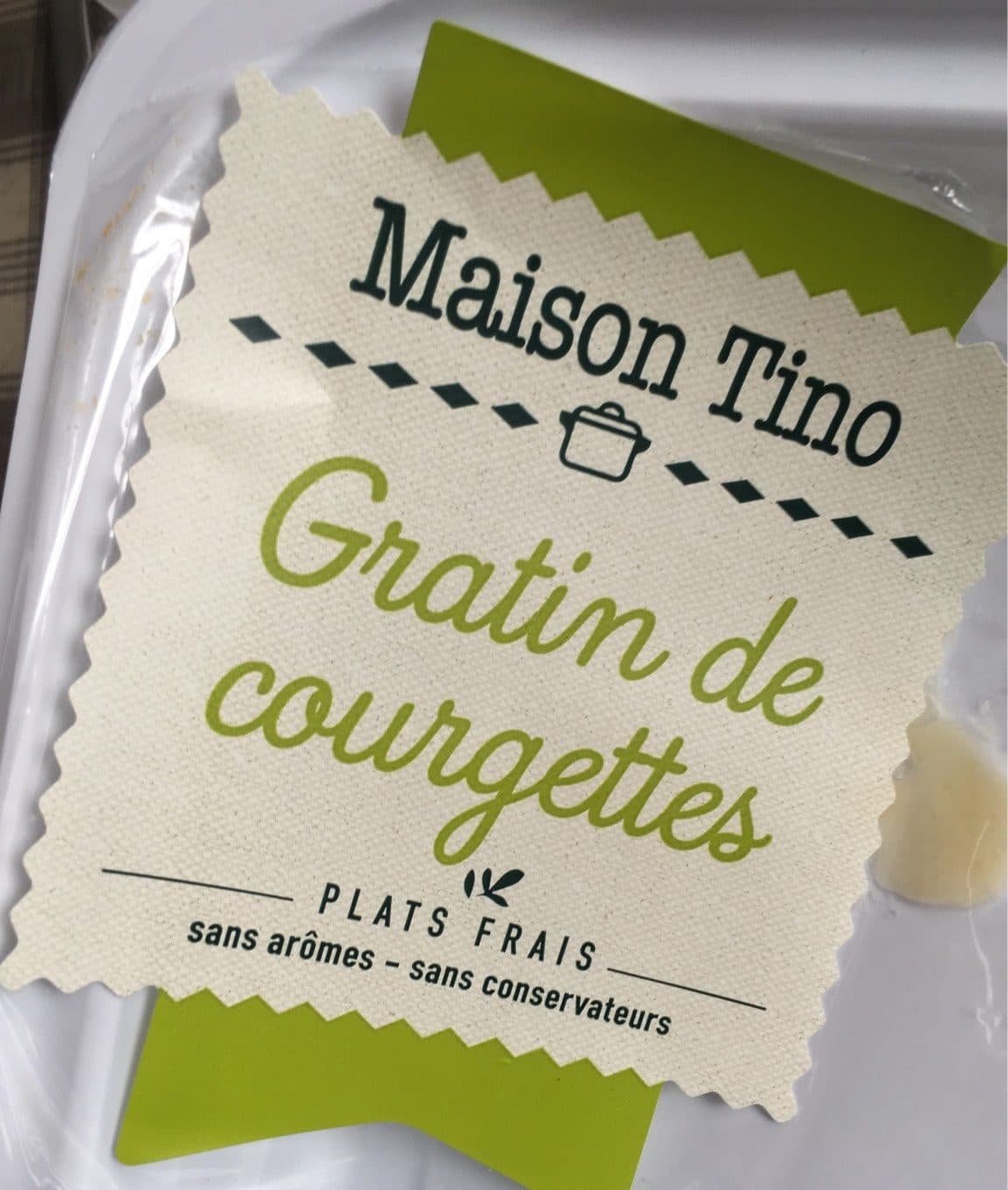 Maison Tino Gratin de courgettes packshot