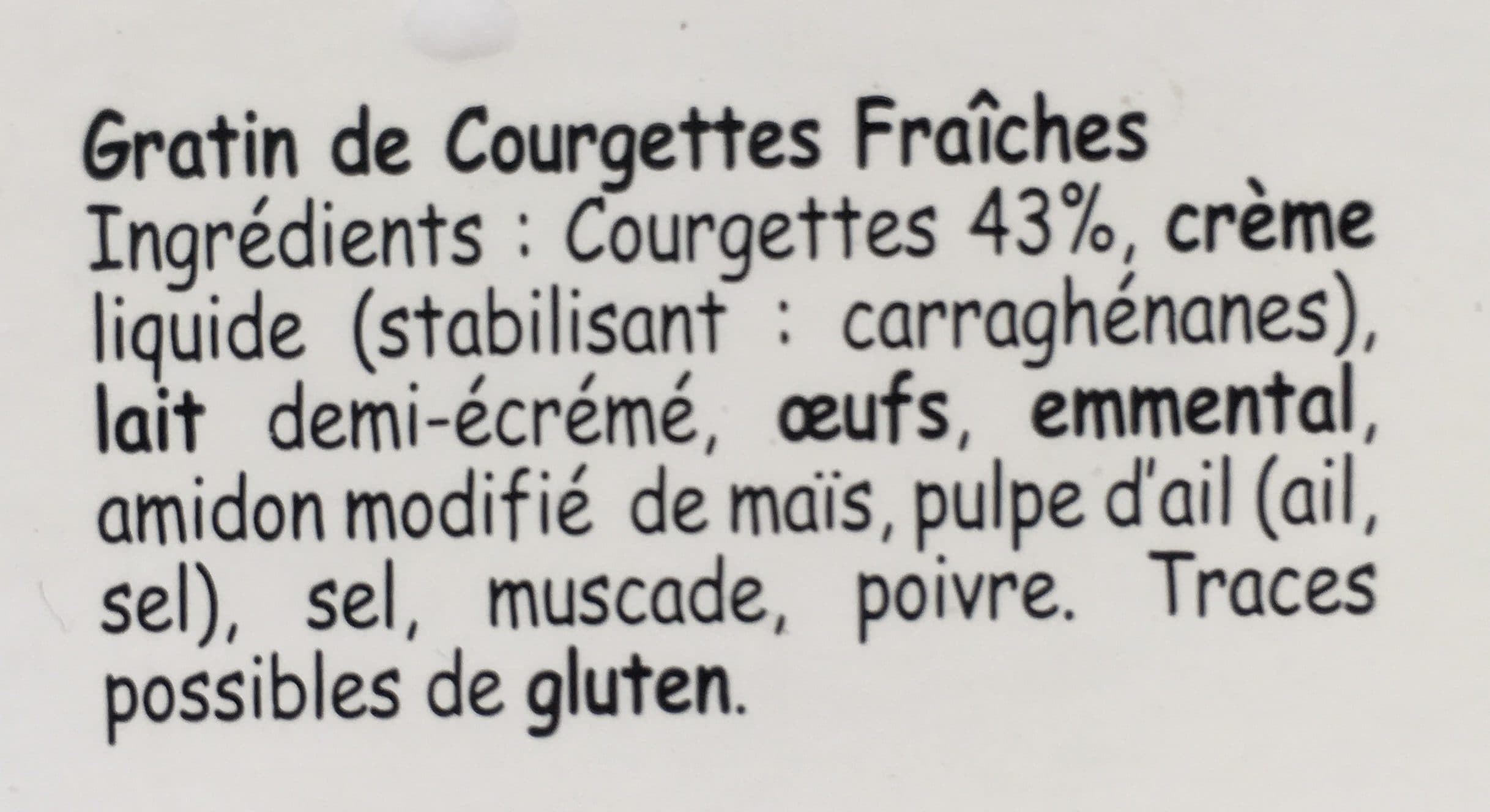 Maison Tino Gratin de courgettes packshot