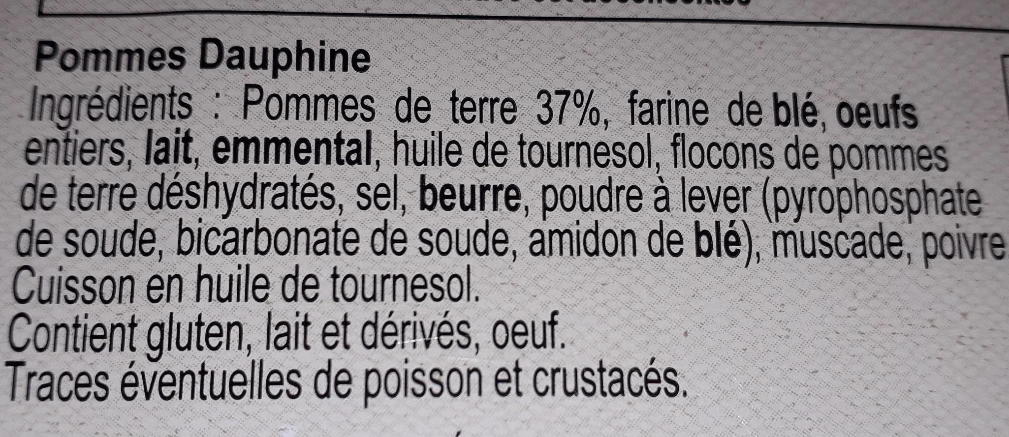 Maison tino Pommes dauphines packshot