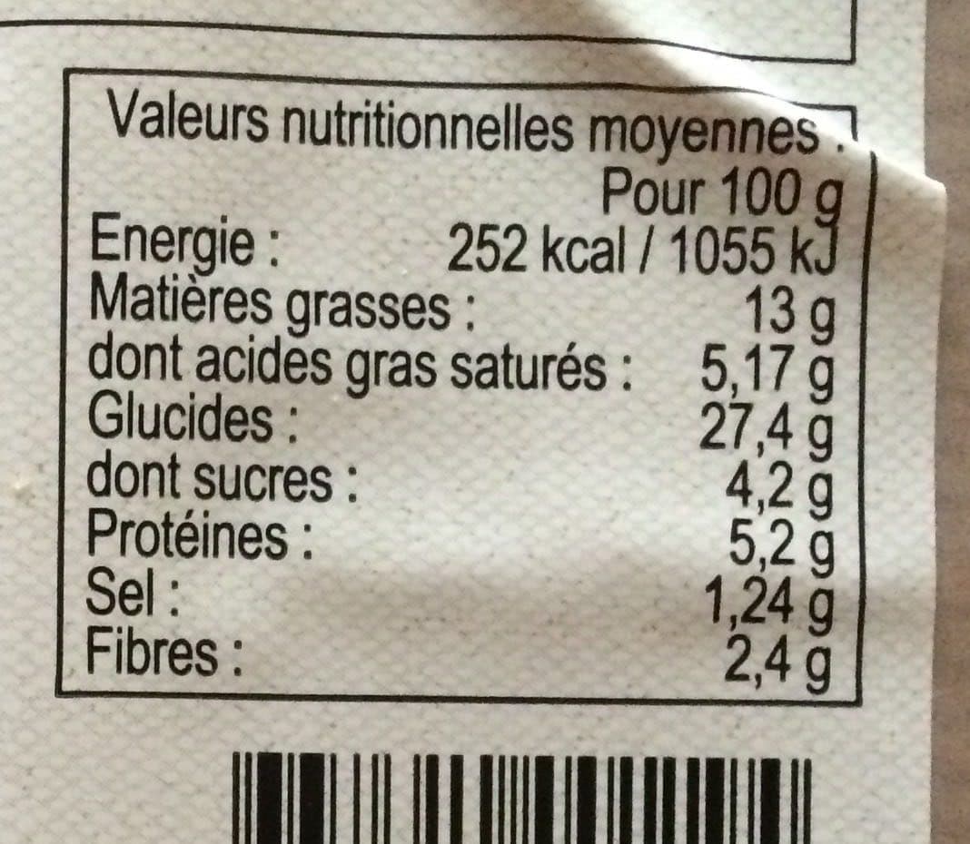Maison Tino Chaussons aux légumes confits packshot