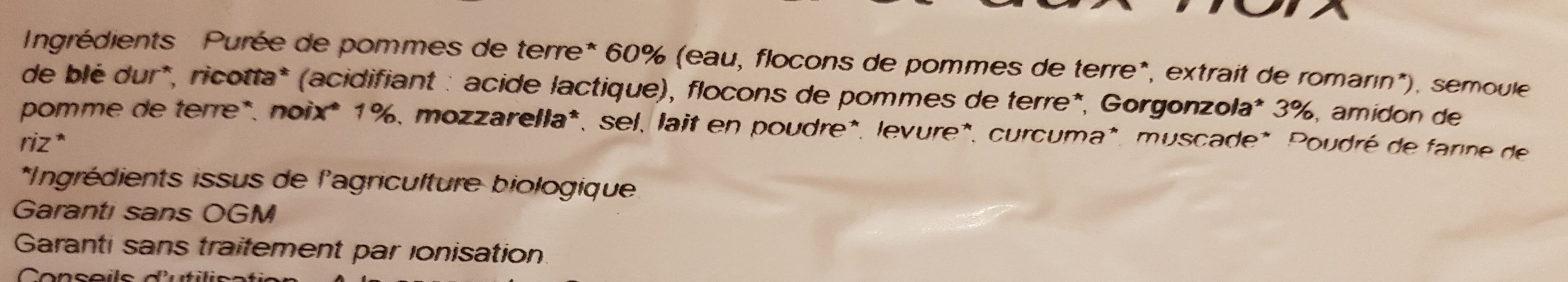 Grazie Gnocchis farcis Noix-Gorgonzola packshot