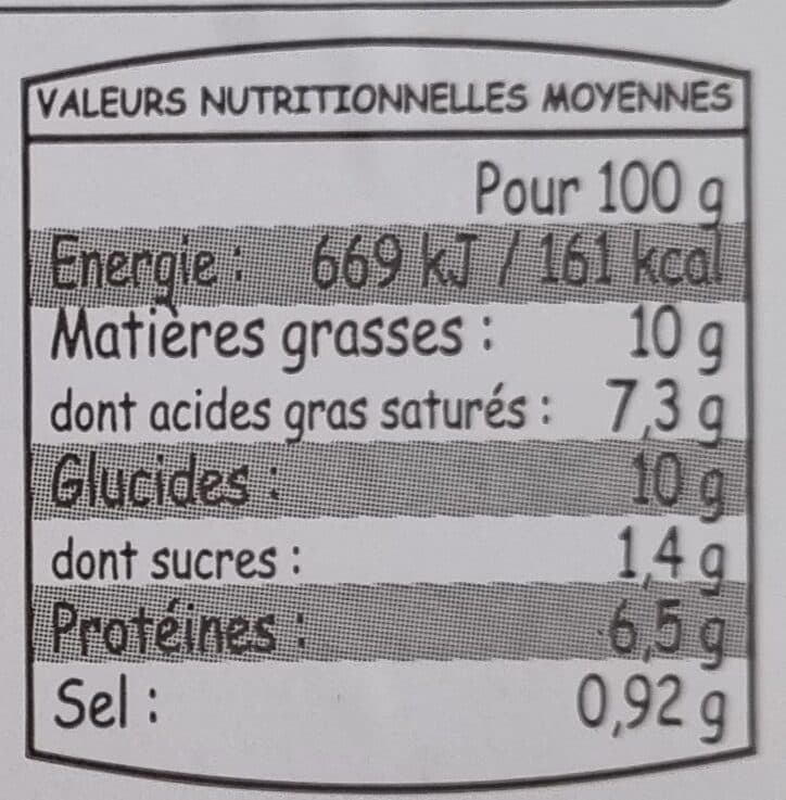 Cœur d'Aveyron Truffade packshot