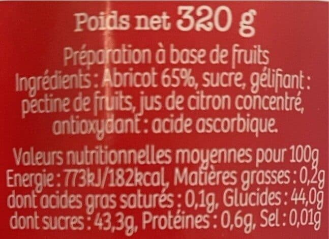 Miguelgorry Abricot packshot