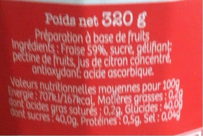Miguelgorry Miguelgorry fraise packshot