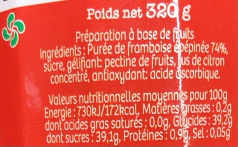 Miguelgorry Miguelgorry - framboises epepinees packshot