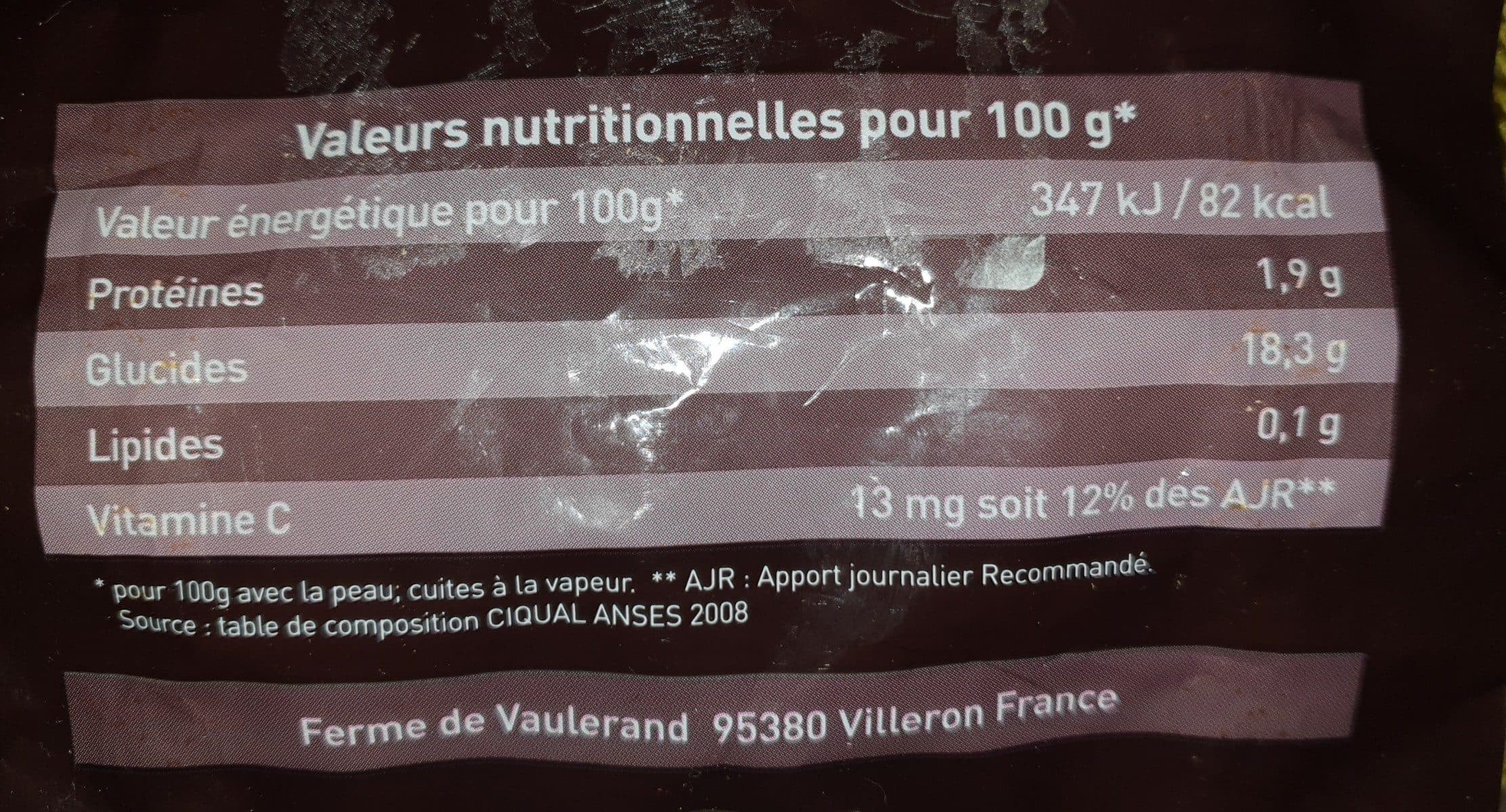 Open Food Facts Purée pomme de terre packshot