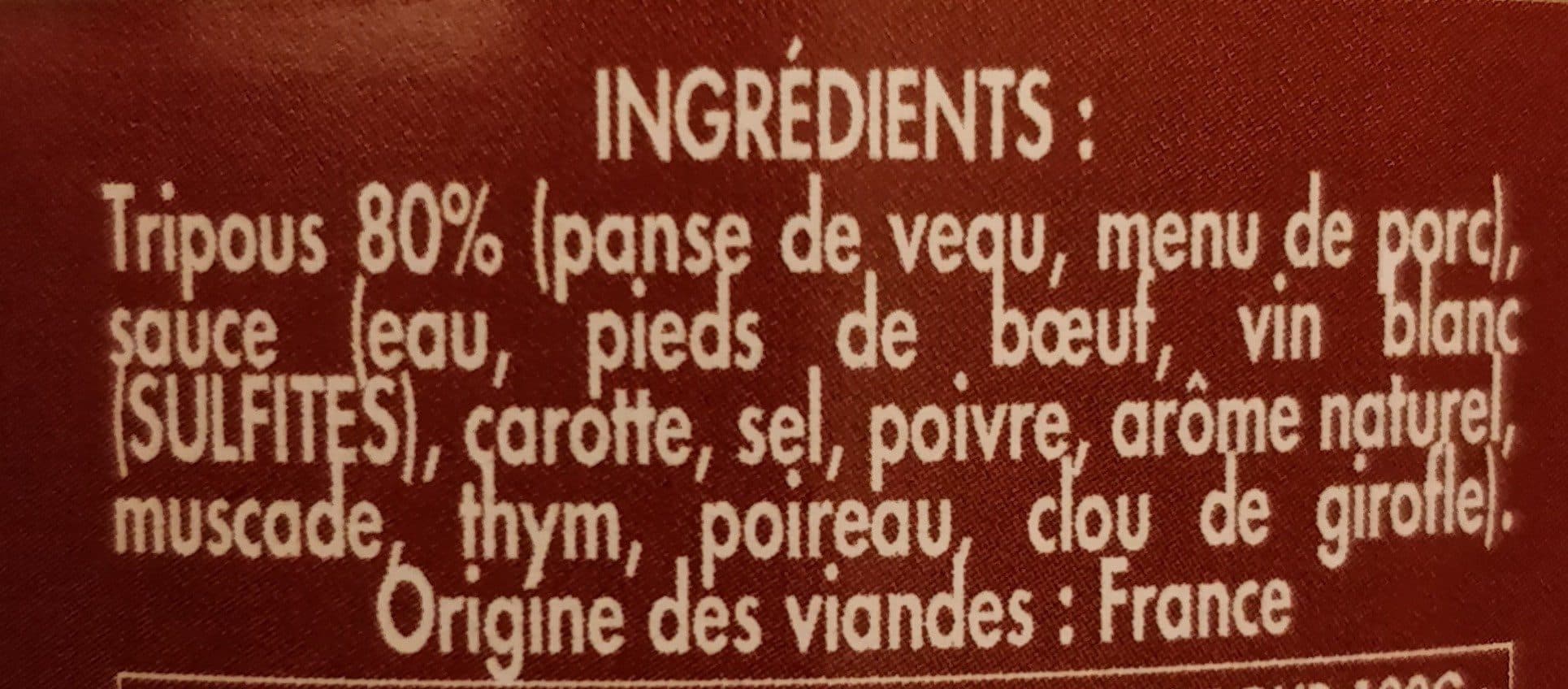 Open Food Facts 2 Tripoux Recette Aveyronnaise packshot