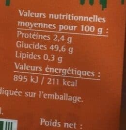 Open Food Facts Abricot Moelleux packshot