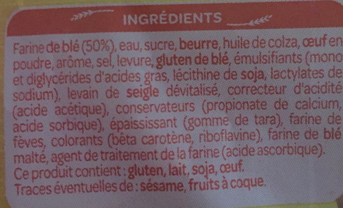 Open Food Facts Brioche Tranchée packshot