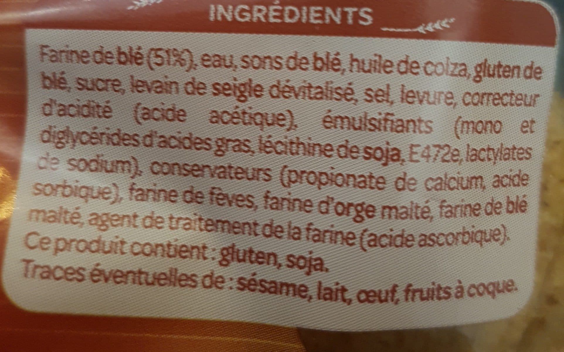 Open Food Facts Le Carré de Mie Complet packshot