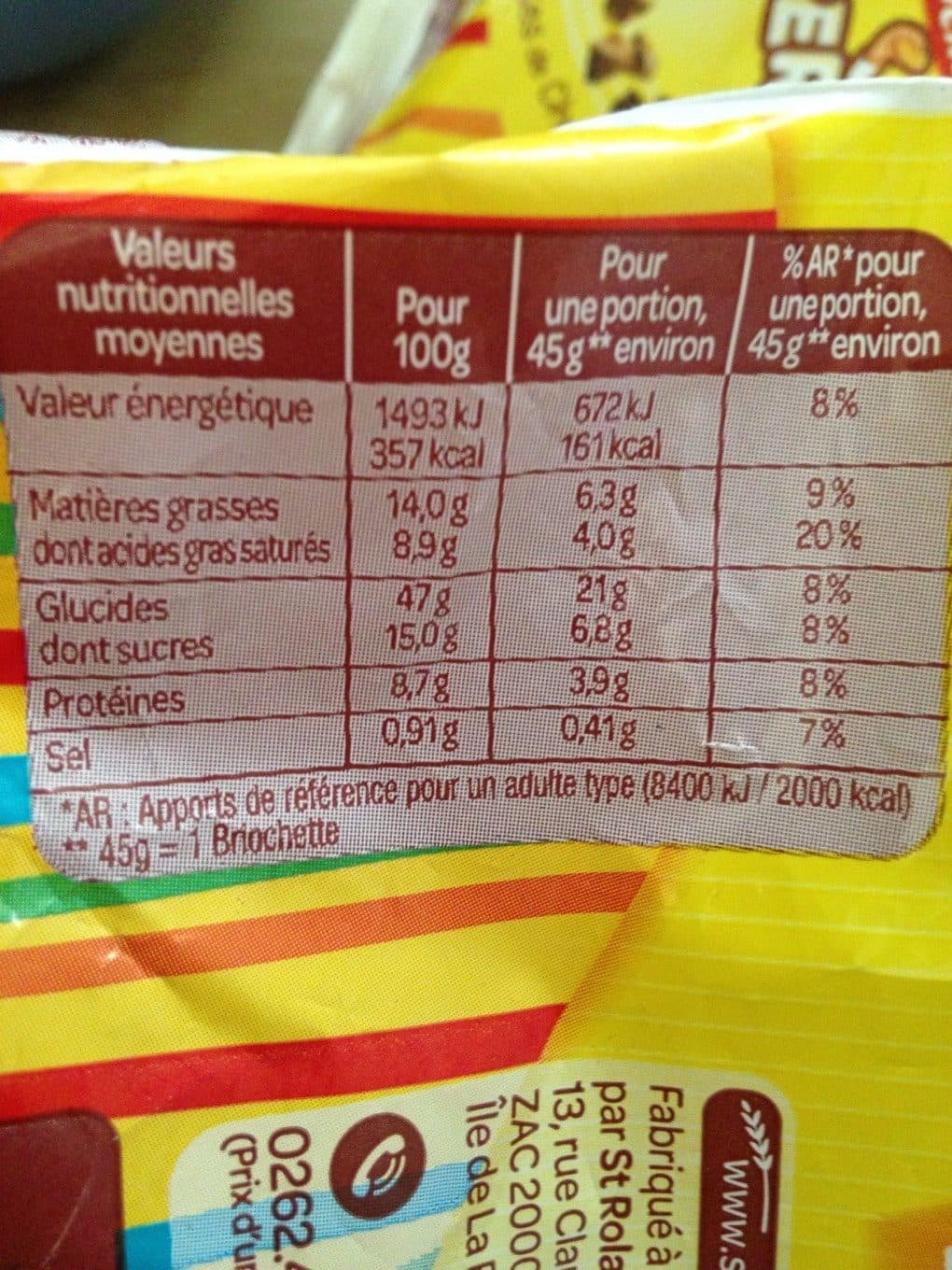 St Rolan Goûters aux pépites de chocolat packshot