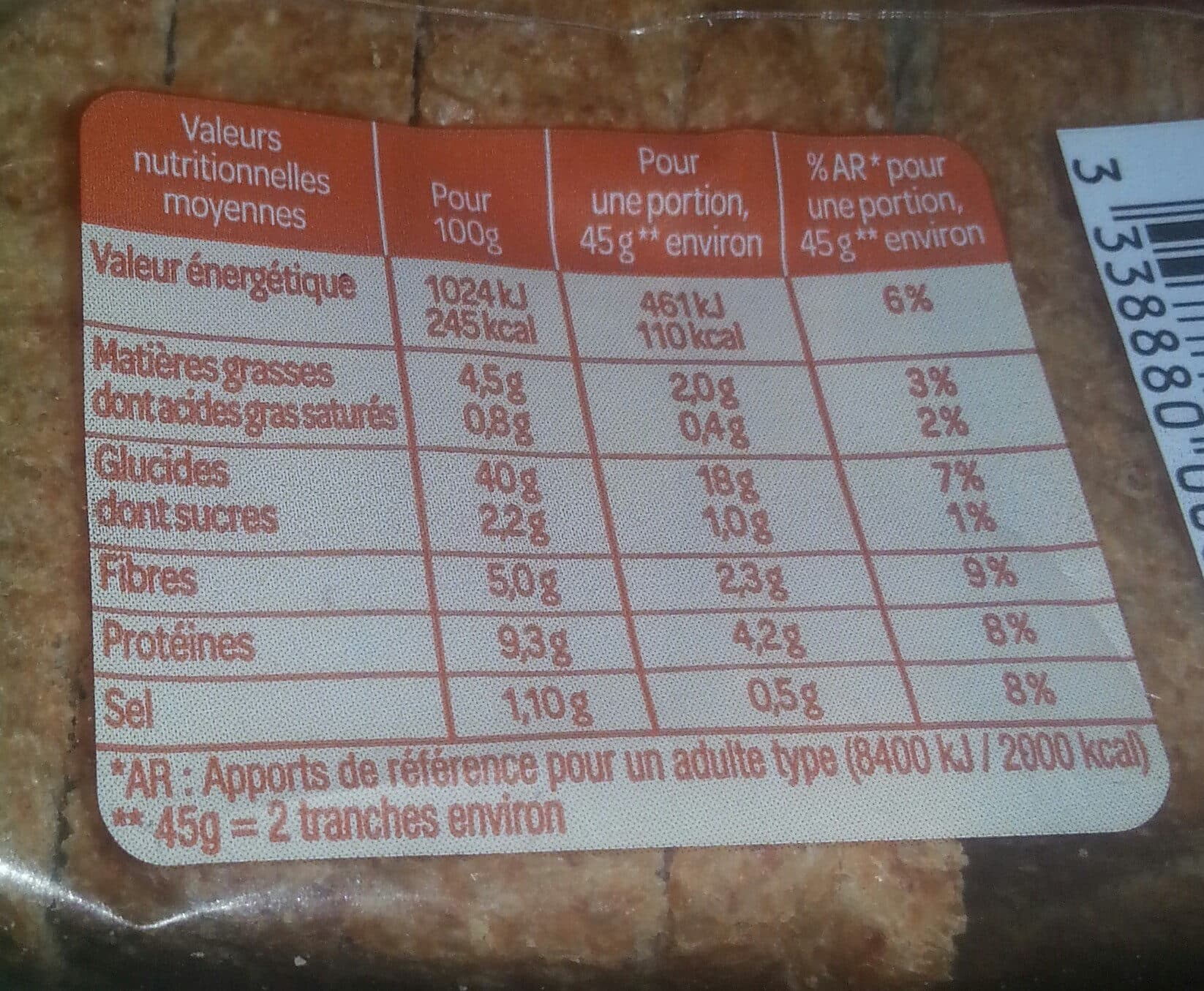 St Rolan Pain complet packshot