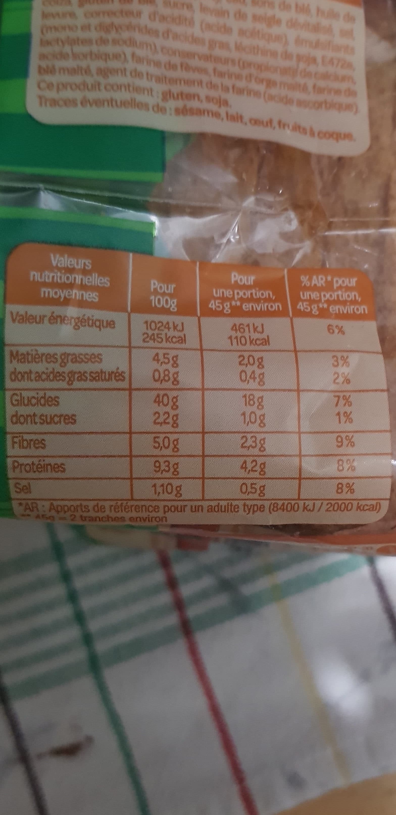 ST ROLAN Pain complet tendre & moelleux packshot