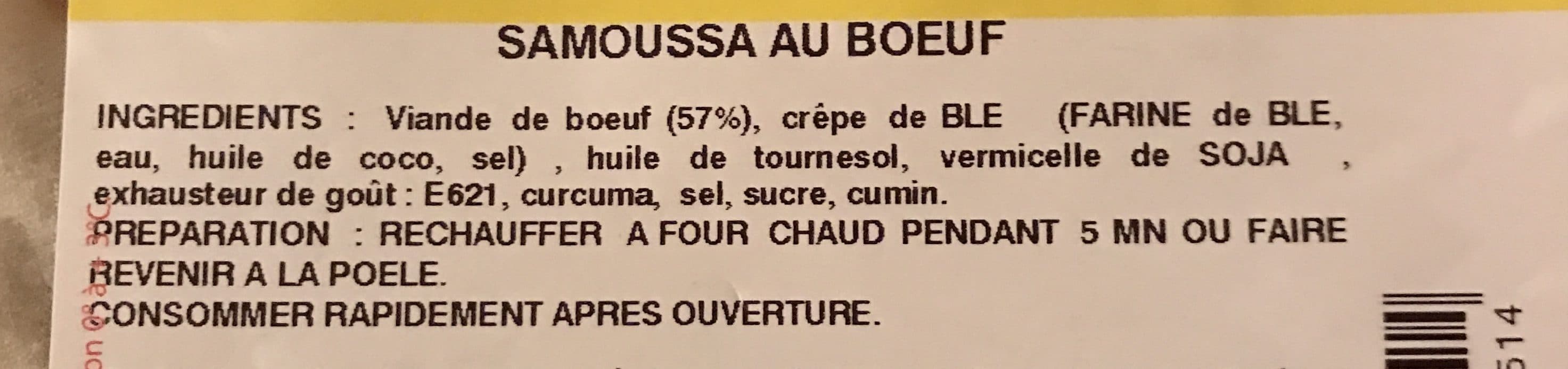 Ea Sarl Samoussa boeuf packshot