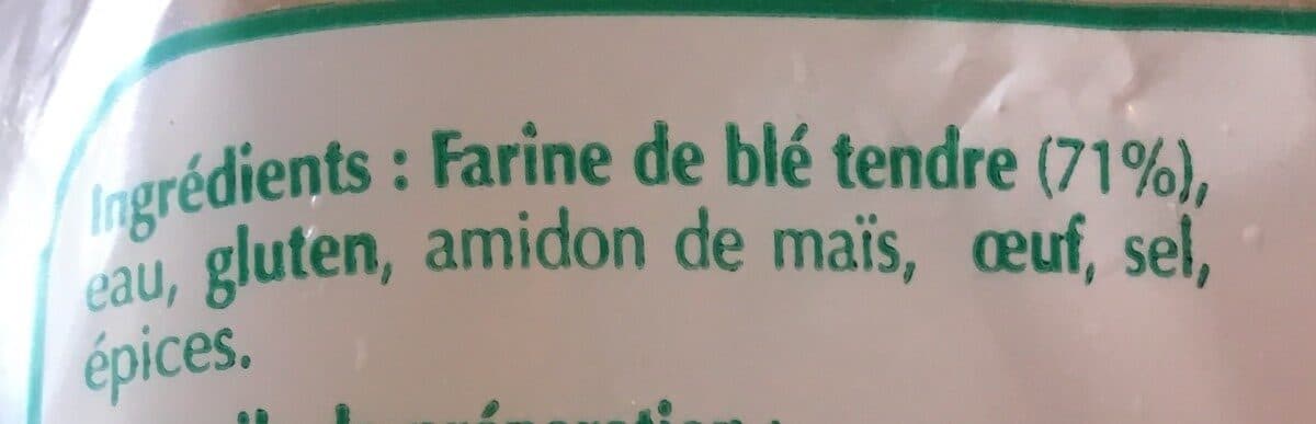 Open Food Facts Pâtes Fraîches packshot