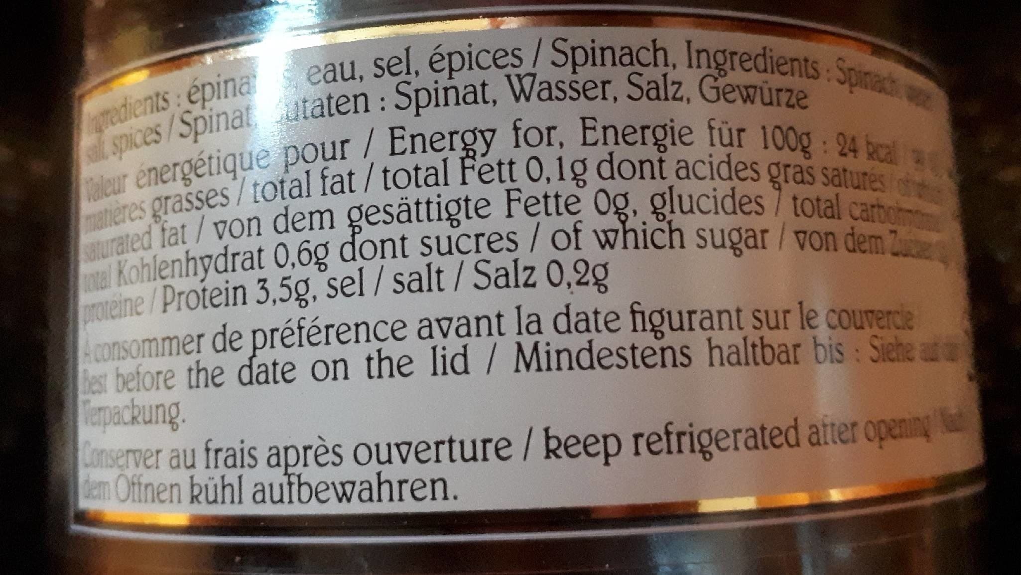 M. de Turenne Epinard en Branches packshot