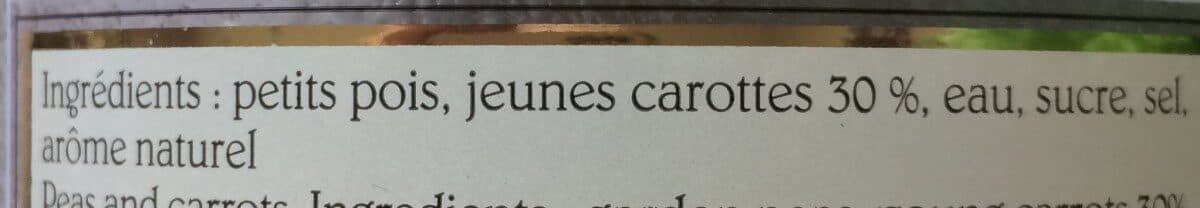 M. de Turenne Pois extra fins et jeunes carottes packshot
