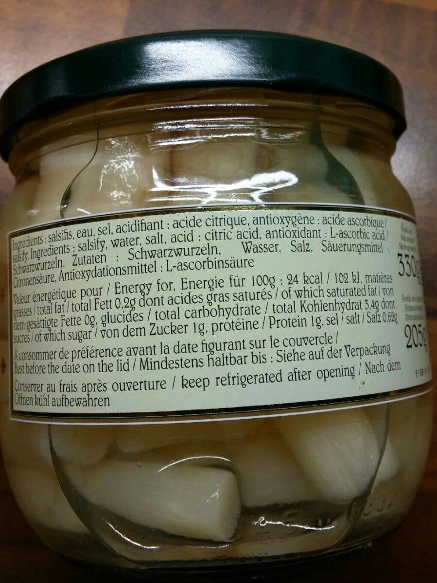 M. de Turenne Salsifis 205g packshot