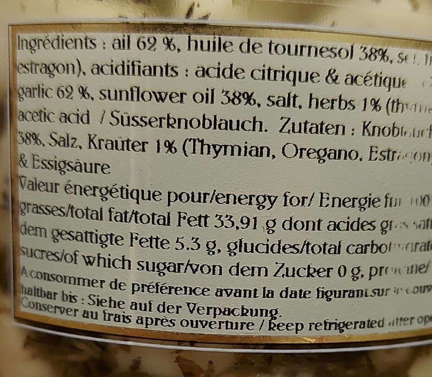 M. de Turenne Goussettes d'ail aux fines herbes packshot