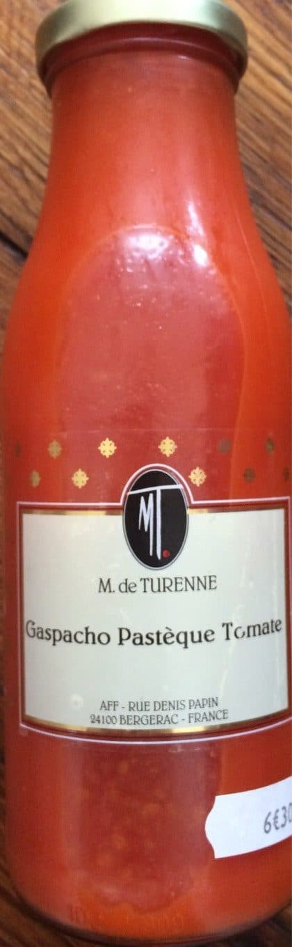 M. De TURENNE Gaspacho de Pastèque Tomate packshot