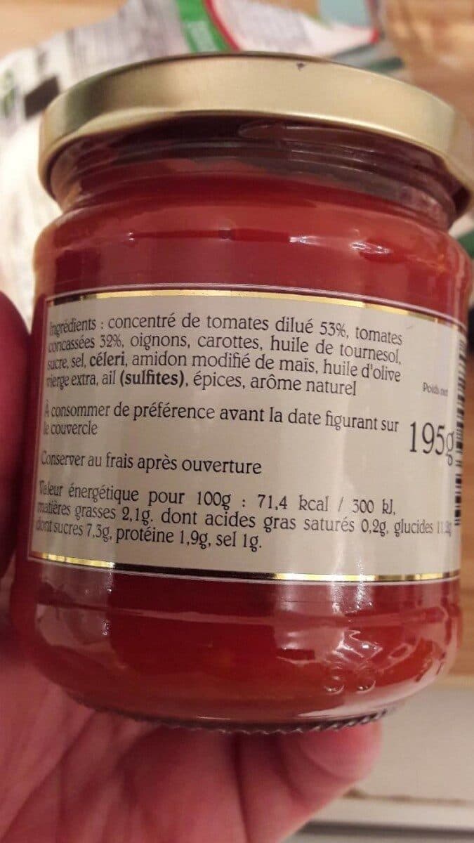 M. de Turenne Tomatensaus Met Aromatische Planten 21CL packshot
