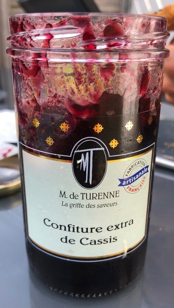M. de Turenne Confiture extra de cassis packshot
