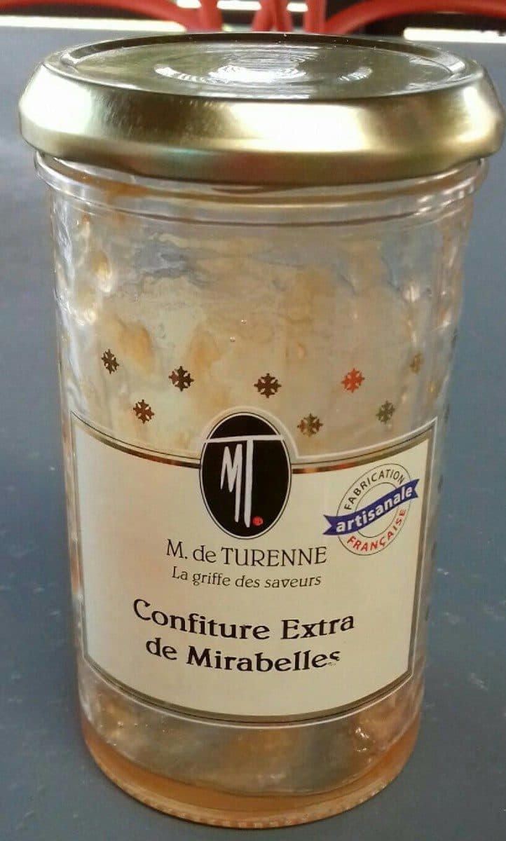 M. de Turenne Confiture Extra de Mirabelles packshot