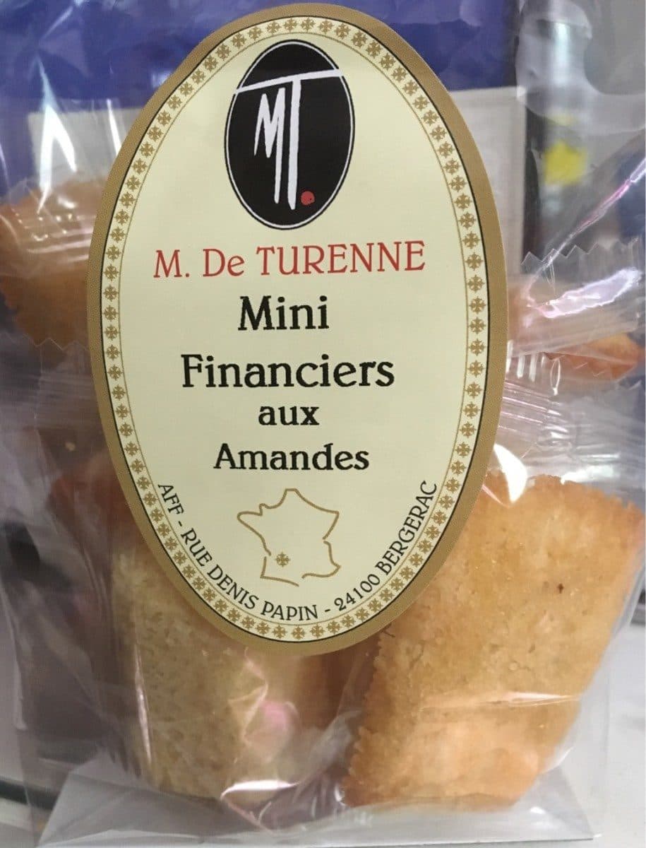 M. de Turenne Mini financiers aux amandes packshot
