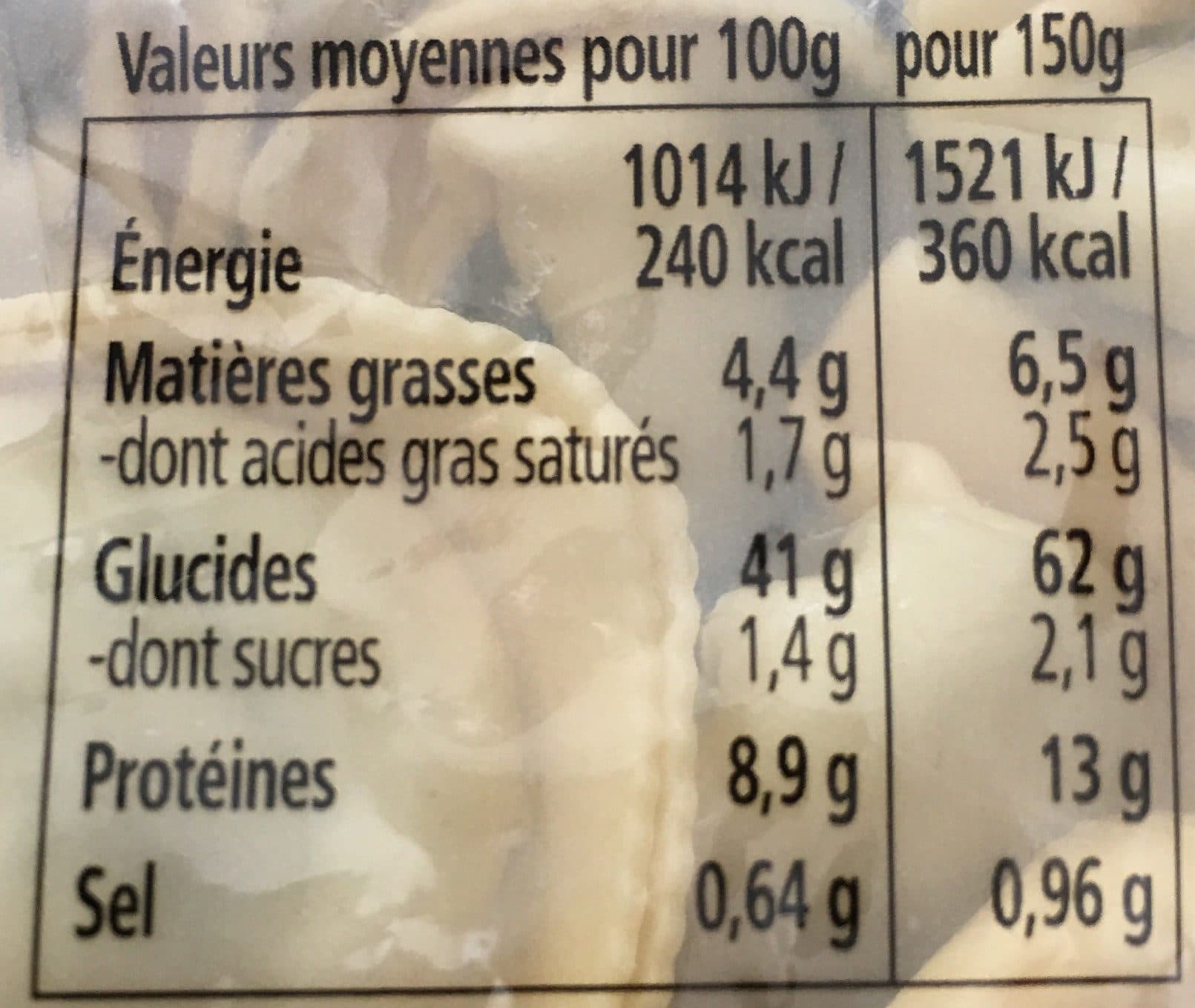 L'Atelier blini Tortelloni Ricotta Épinards packshot