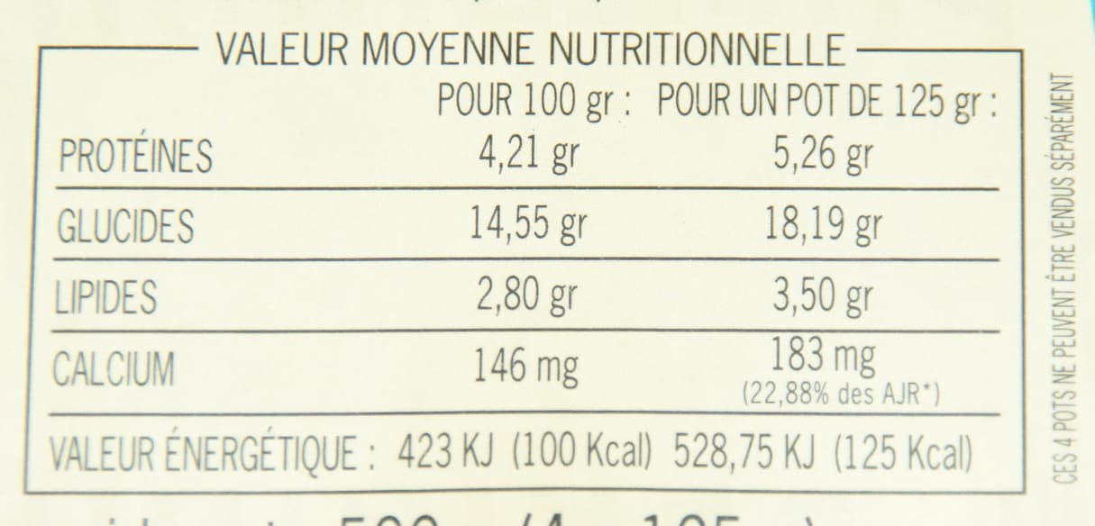 Pechalou Yaourts à la pêche du Roussilon packshot