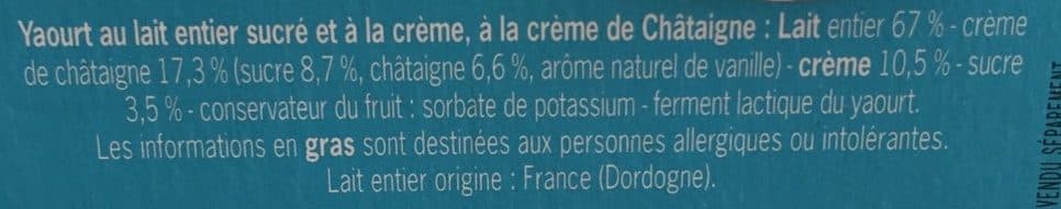Péchalou Crème à la châtaigne Péchalou packshot
